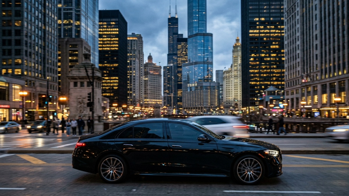 Mercedes S-Class executive sedan