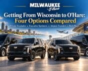 Milwaukee to O'Hare car service with private Escalades and Sprinter vans