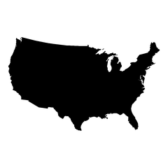United States map icon